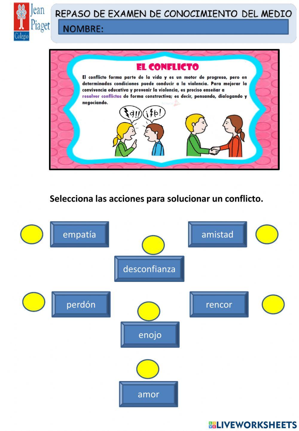 Solucion de conflictos