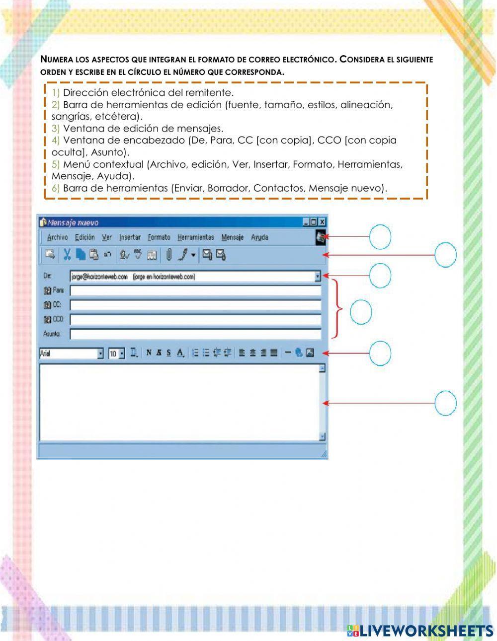 Cartas personales y correo electrónico