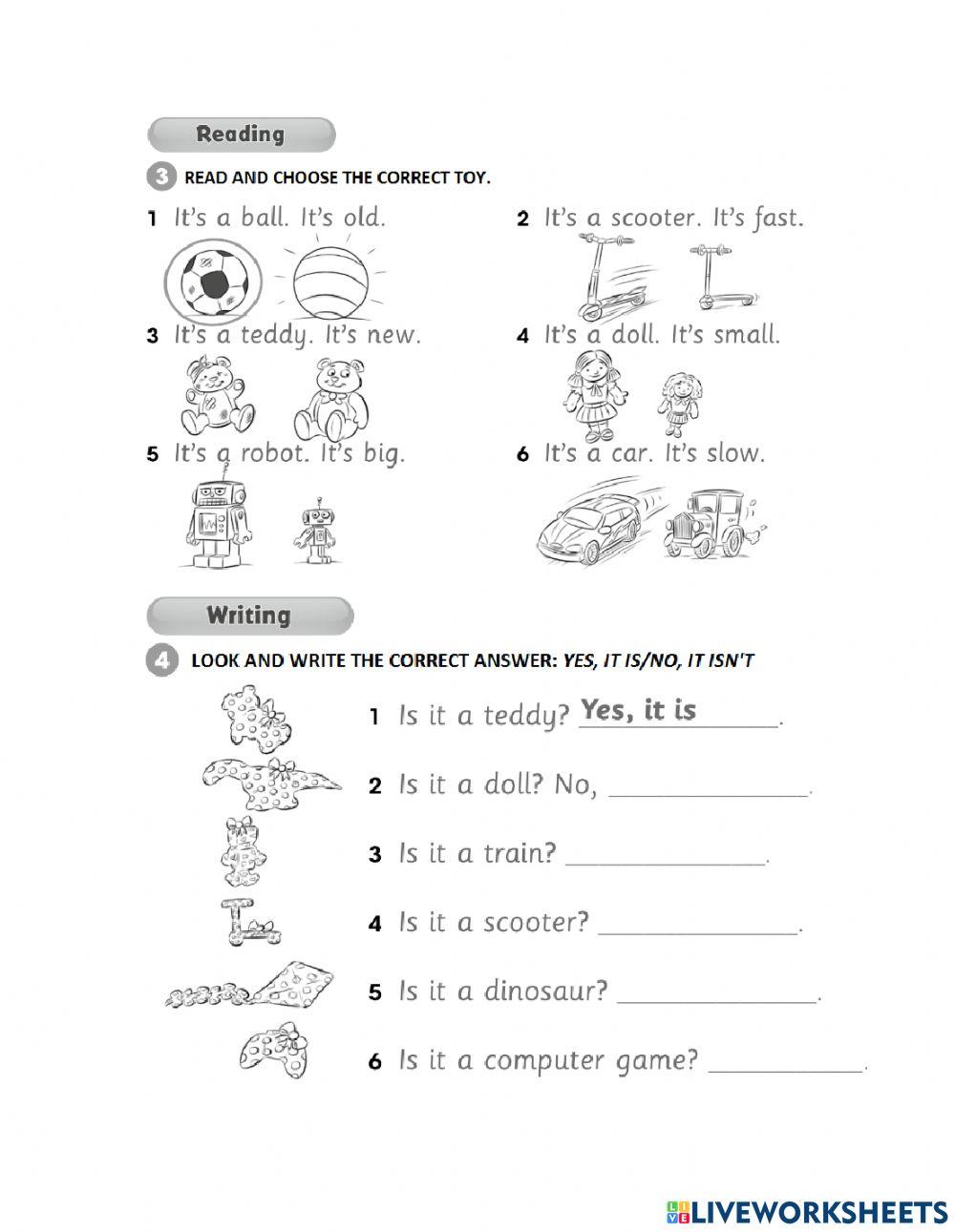 Mock test - kids 1 - toys