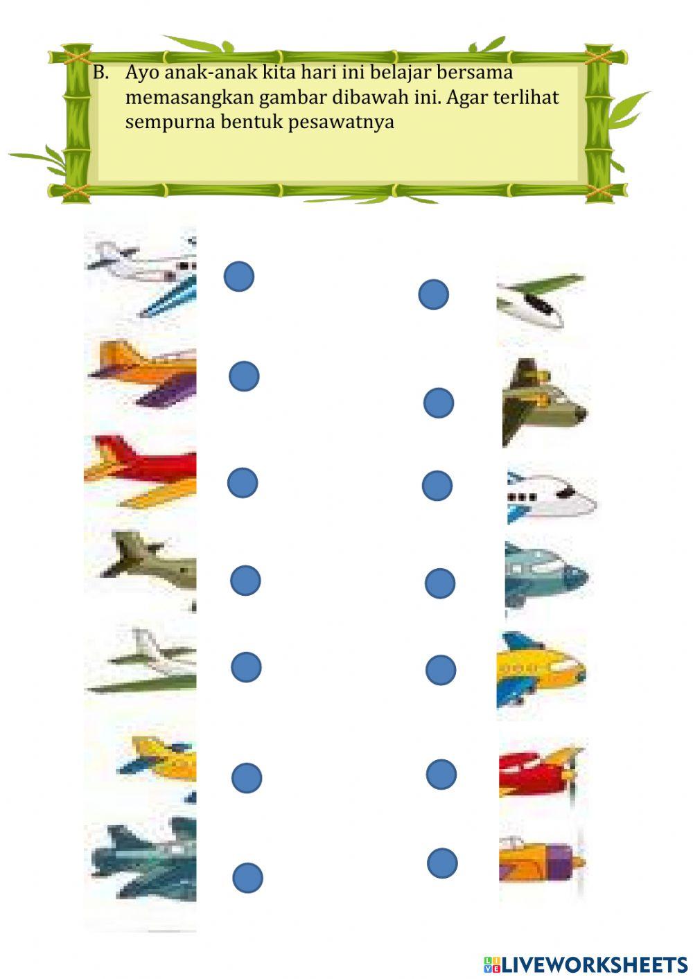 Tema alat transportasi UDARA