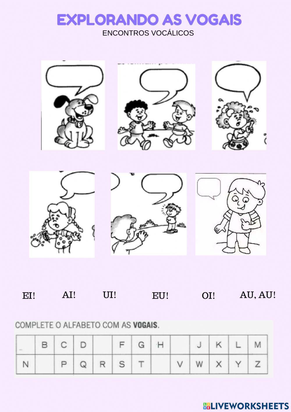 EXPLORANDO AS VOGAIS 1