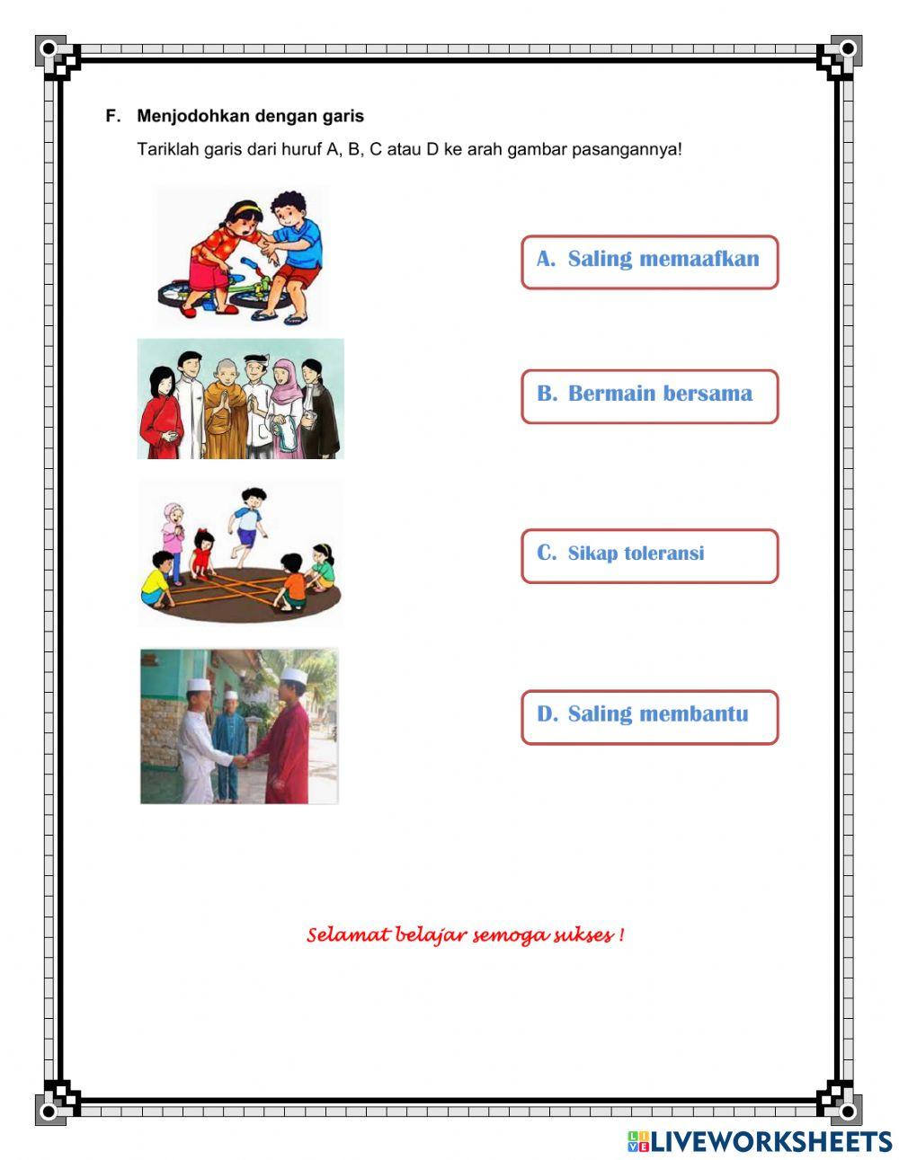 Latihan Soal Akhlak Terpuji dalam Kehidupan Sehari-hari