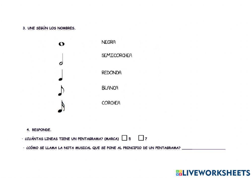 Repaso acumulativo musica