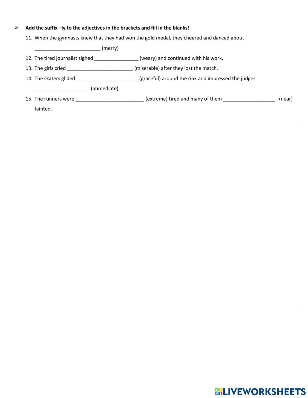 English Chapter 11 - Exercise