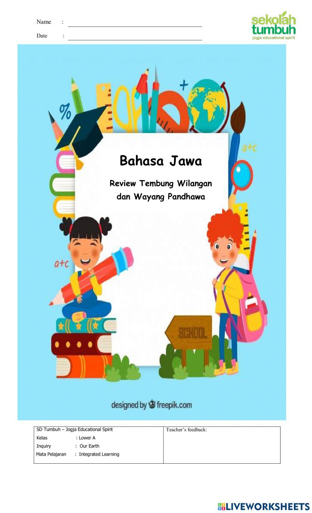 Review-Bahasa  Jawa-Tembung wilangan lan Pandhawa-B