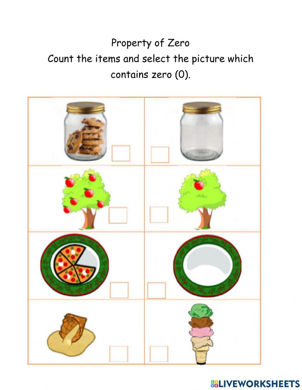 Concept Of Zero Worksheet For Kindergarten Concept Of Zero Worksheet For Kindergarten