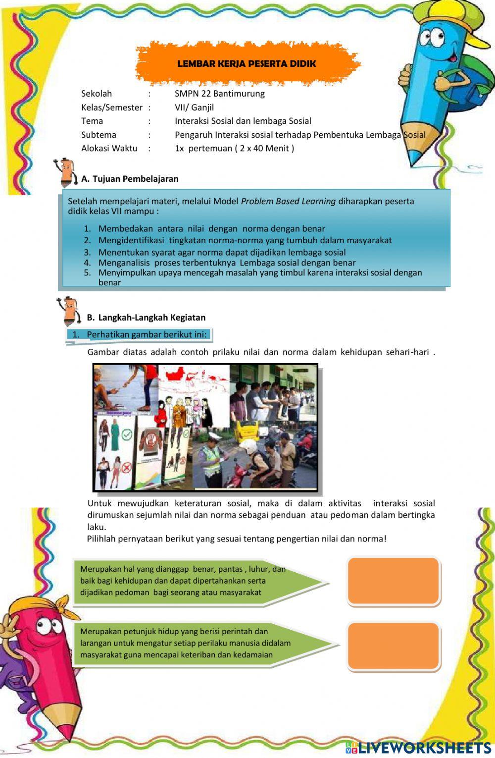 LKPD Pengaruh Interaksi