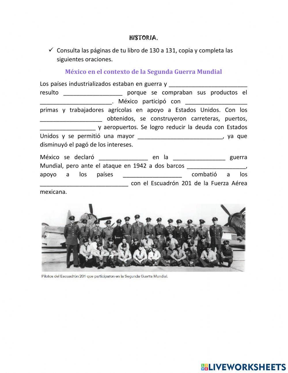 México en el contexto de la Segunda Guerra Mundial