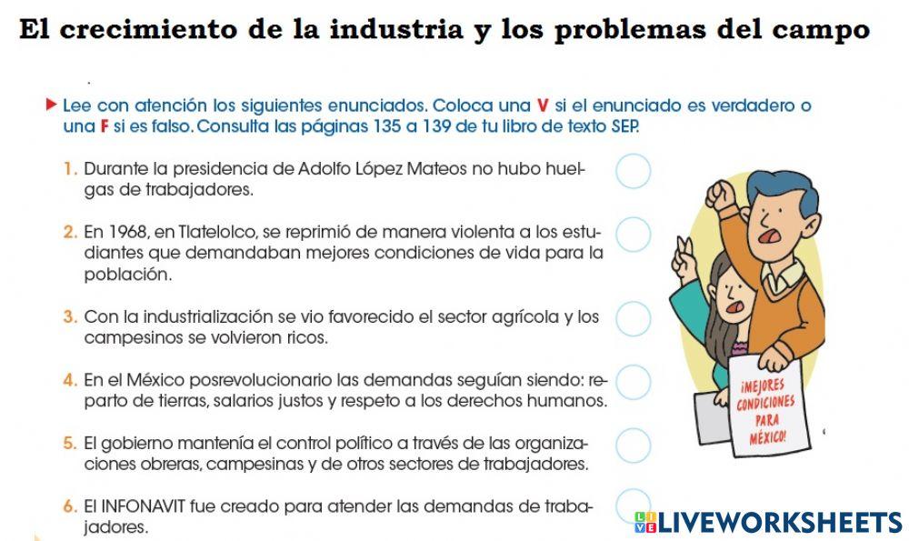 El crecimiento de la industria y los problemas del campo