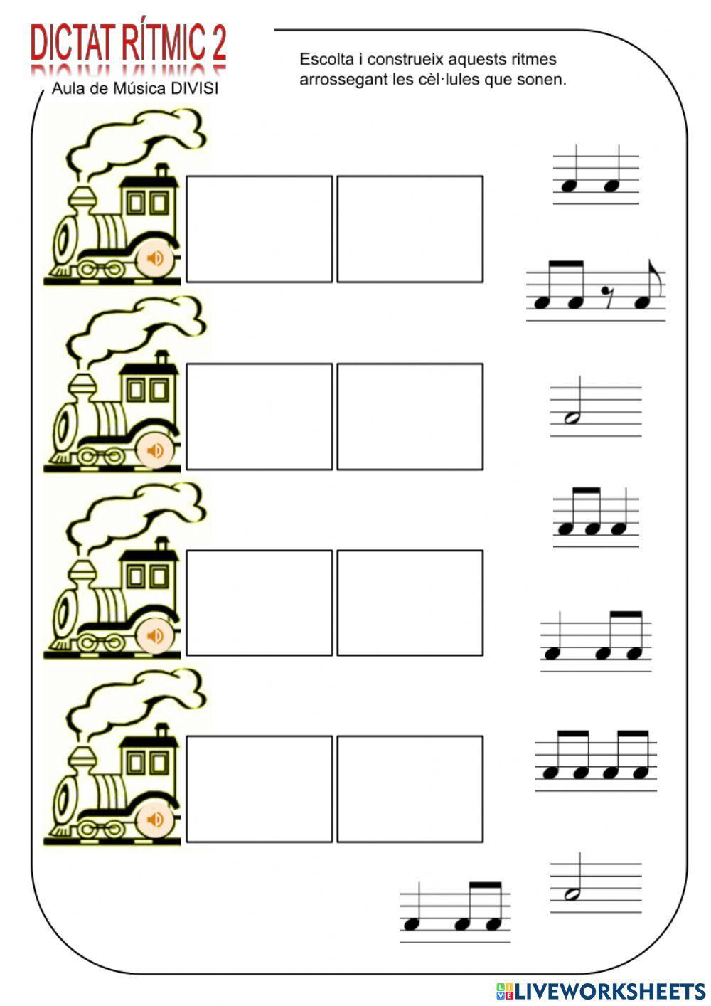 Dictat rítmic fàcil 2