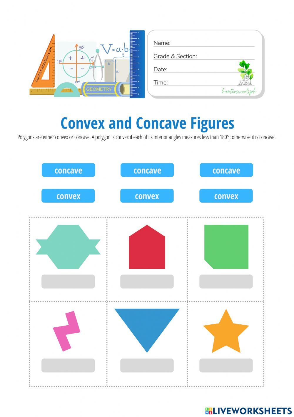 Concave vs Convex Polygons Concave vs Convex Polygons