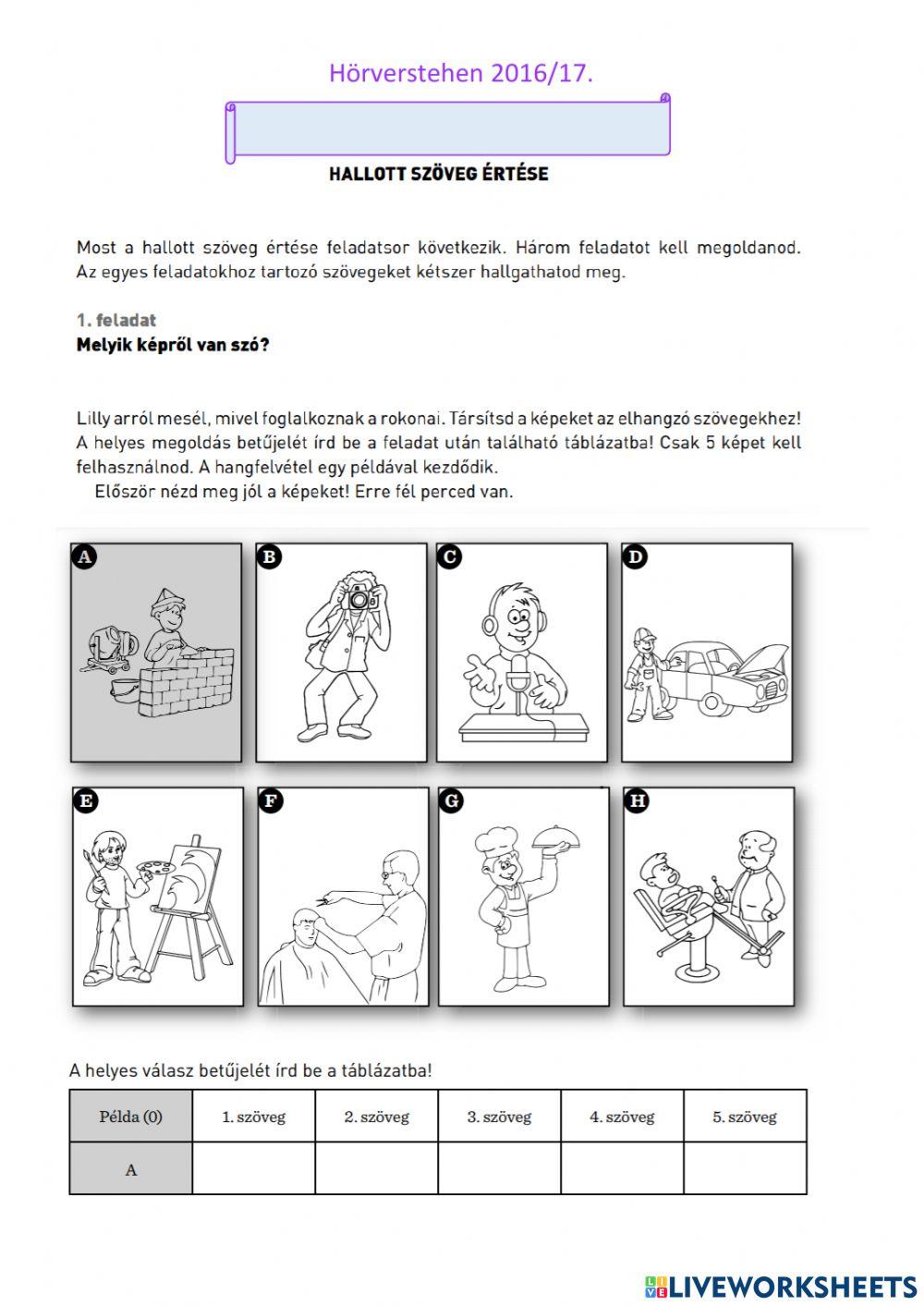 Hörverstehen 2016-17.