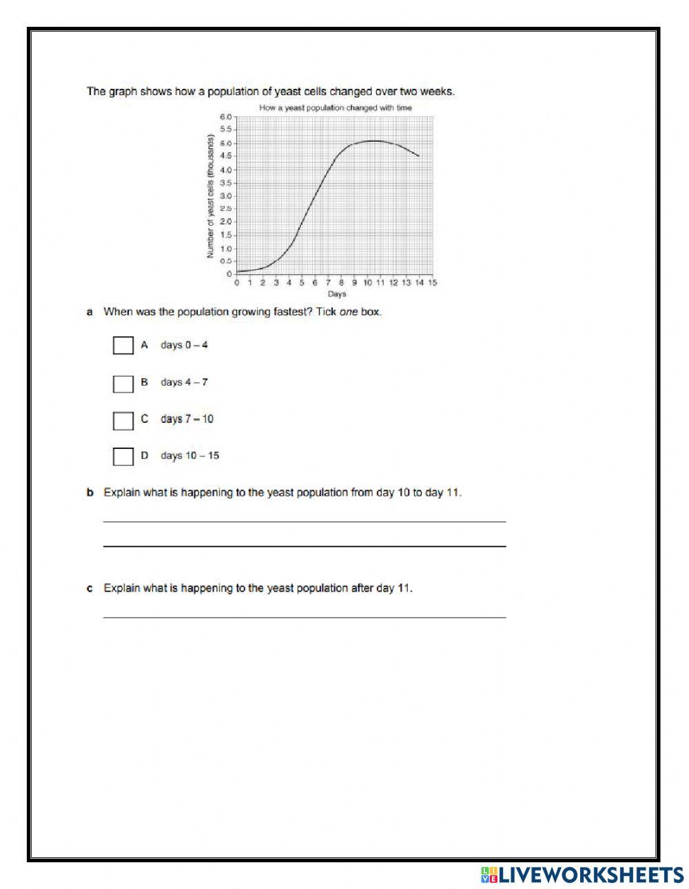 Unicellular organisms End of unit practice quiz