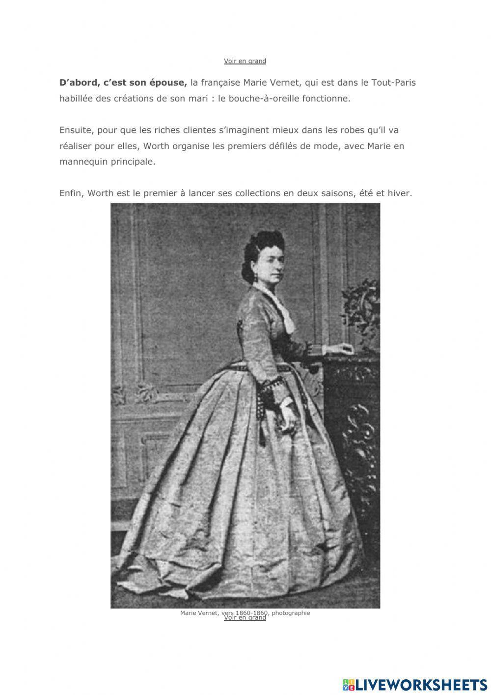 A l'origine de la Haute Couture