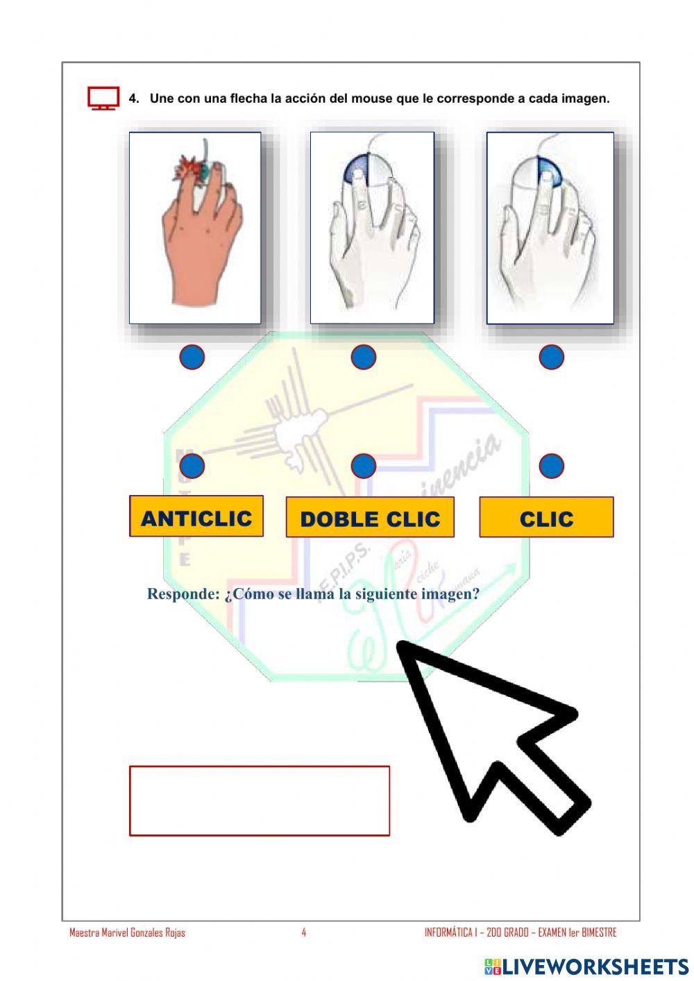 Examen bimestral 2do grado - informática