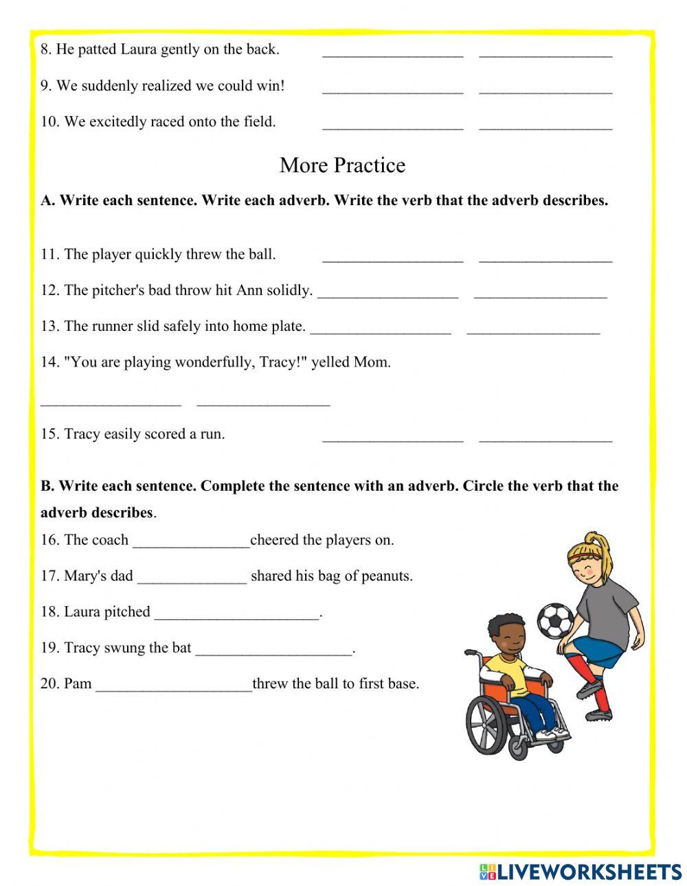 Adverbs that that tell