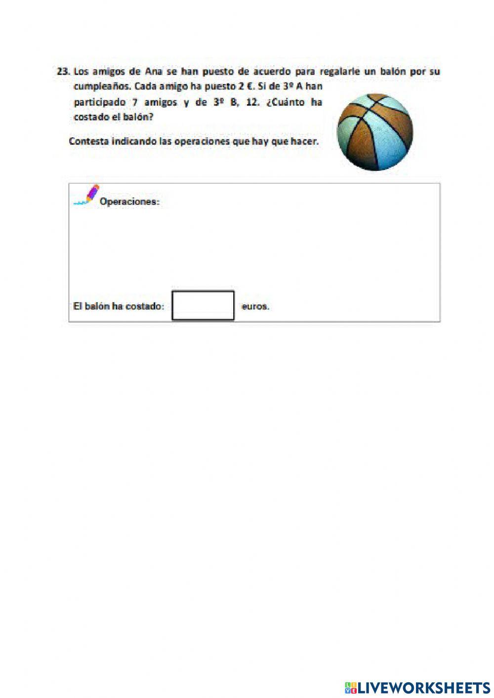 Prueba externa tercero 10