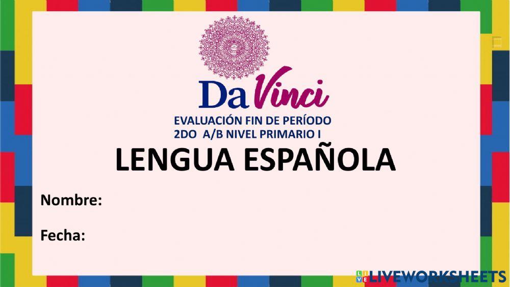 Prueba final Lengua Española