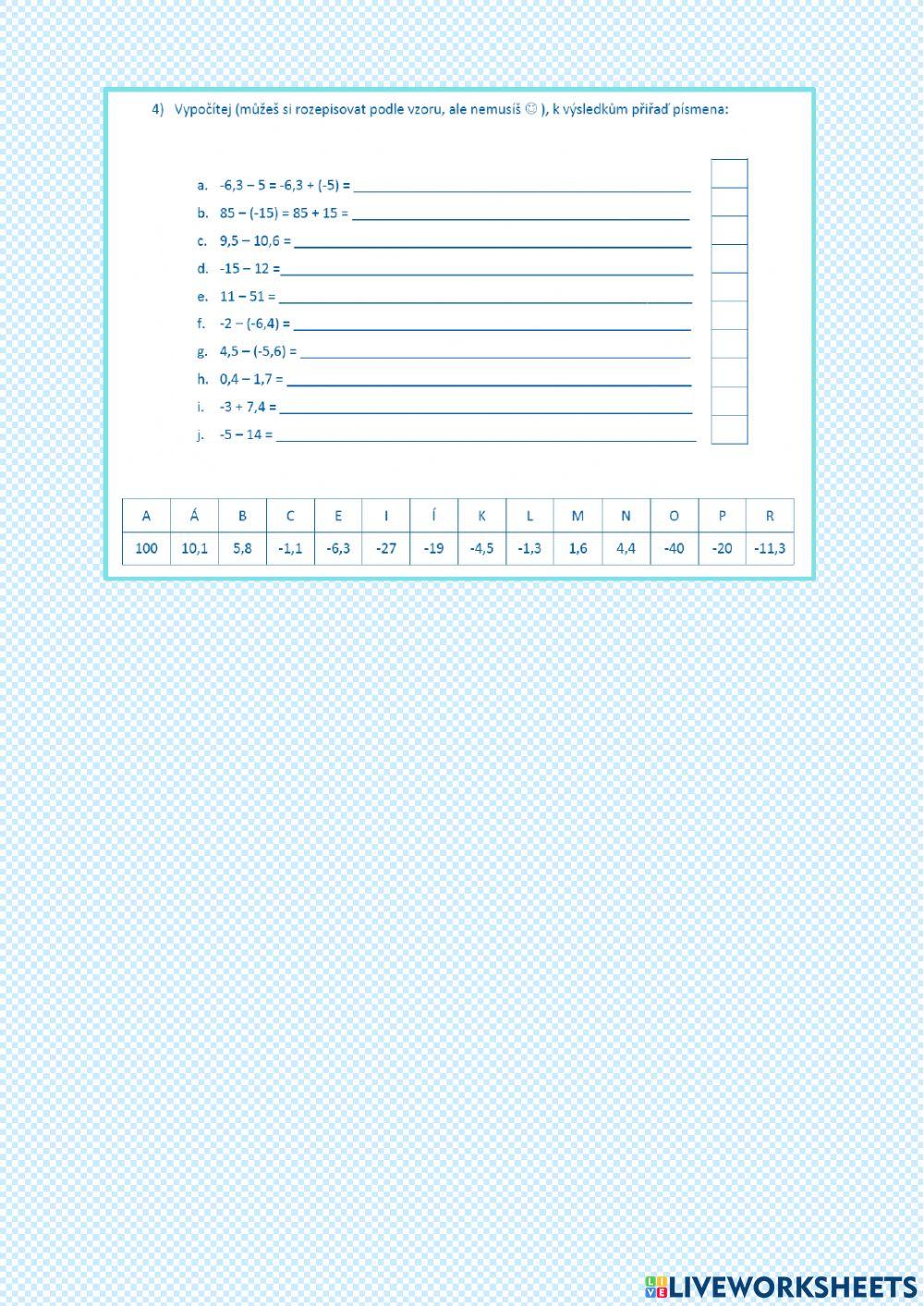 Racionální čísla