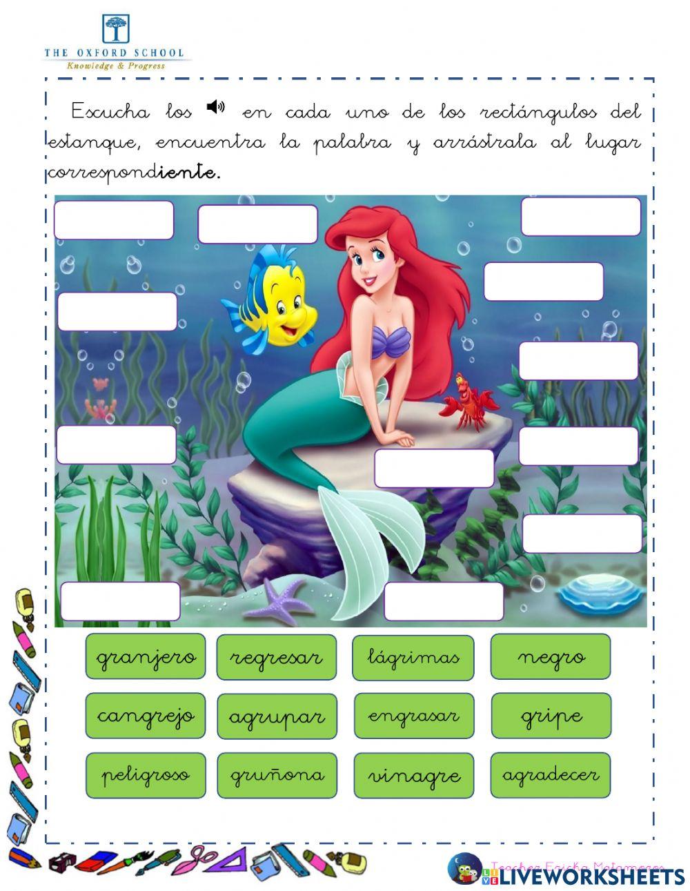 Sílabas trabadas gr