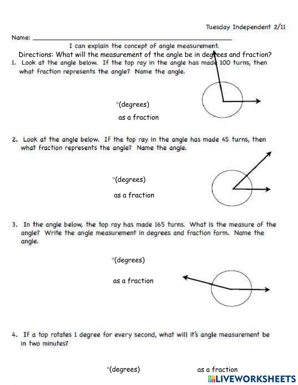 Tuesday Independent 2-11 (Measurement -3)