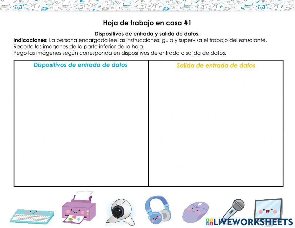Partes internas y externas de la computadora
