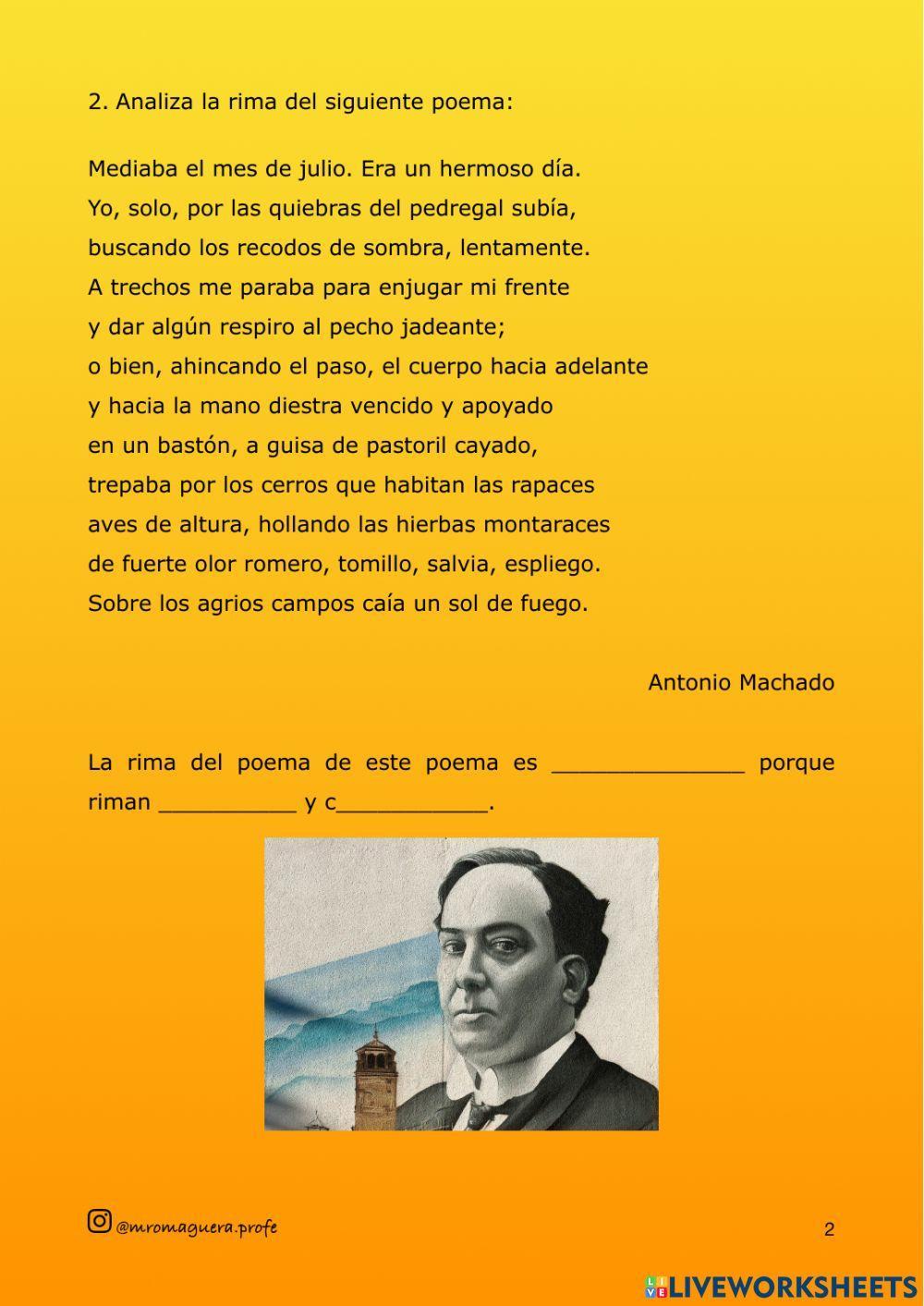 Métrica y rima (1º ESO)