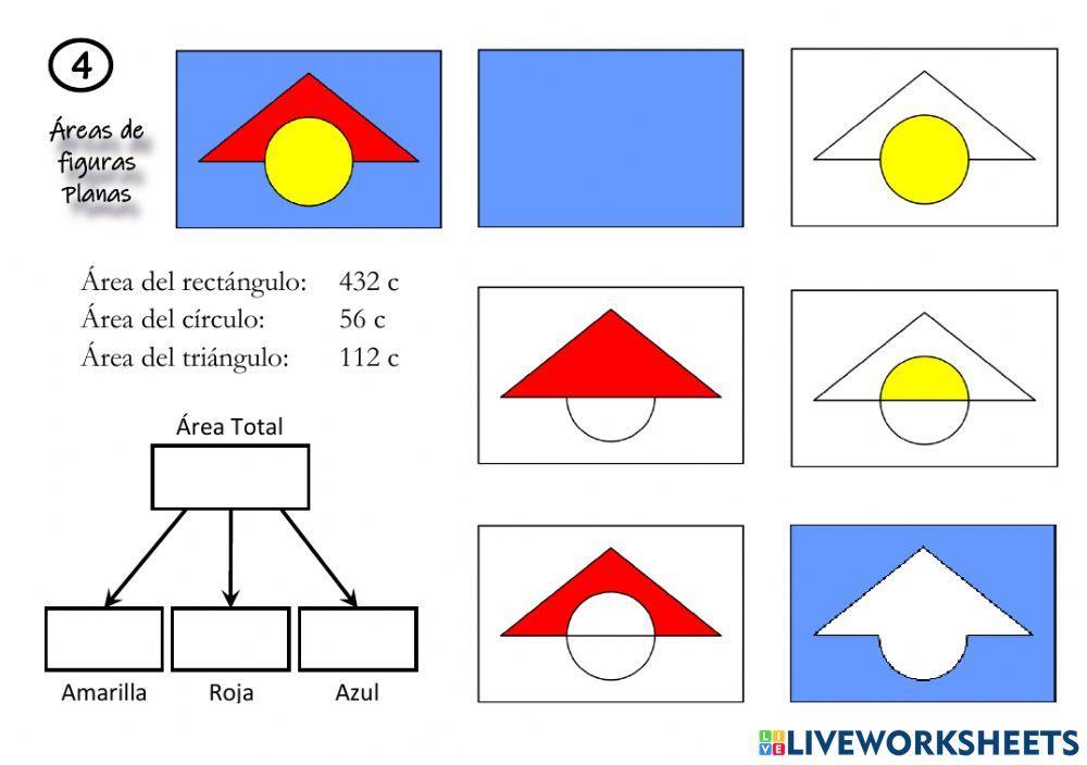 Áreas y porcentajes  (4)