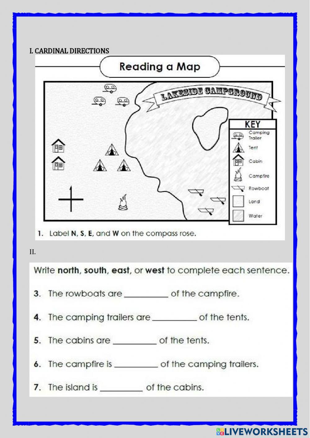 Imaginary lines exercise Live Worksheets