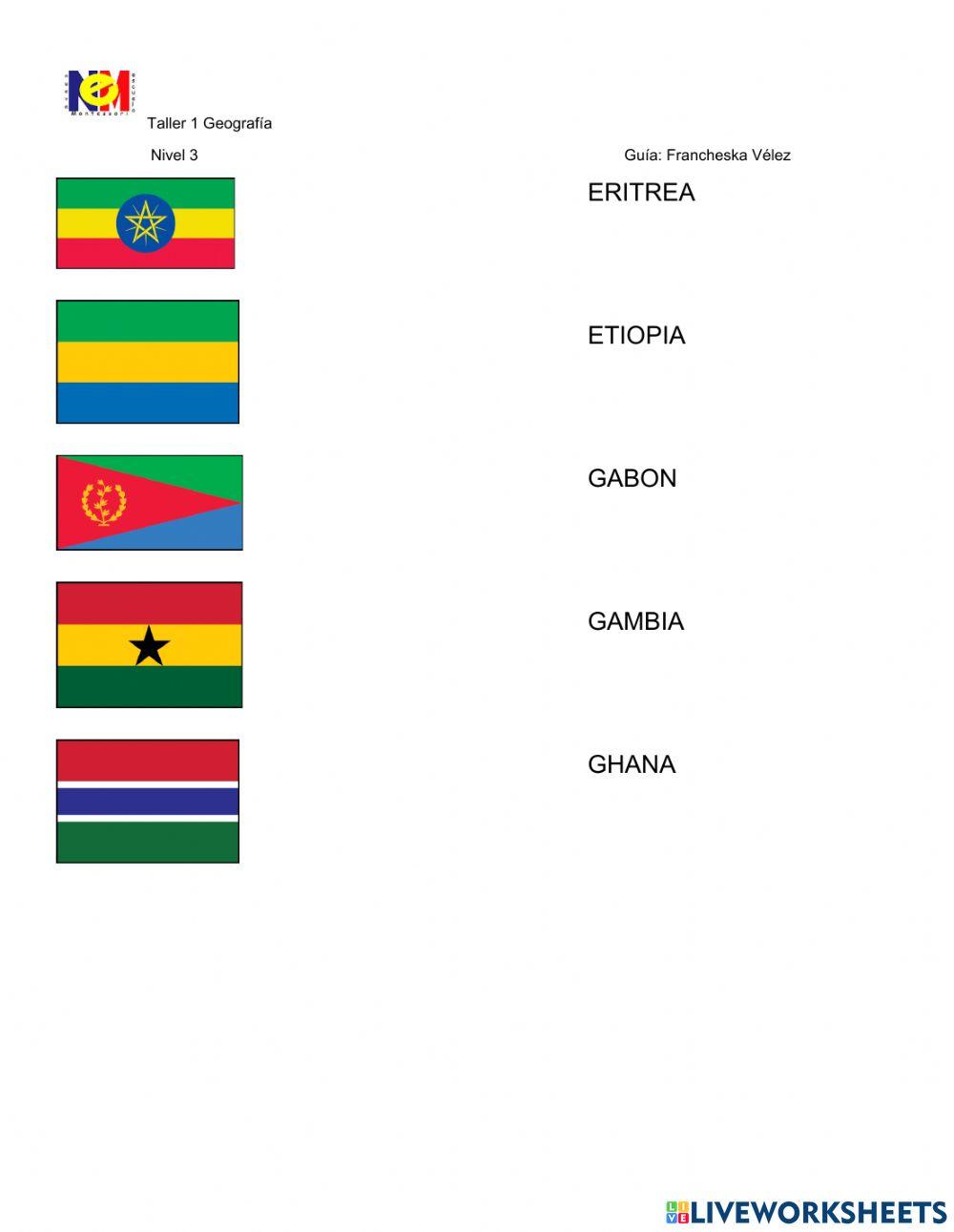 Banderas Africa