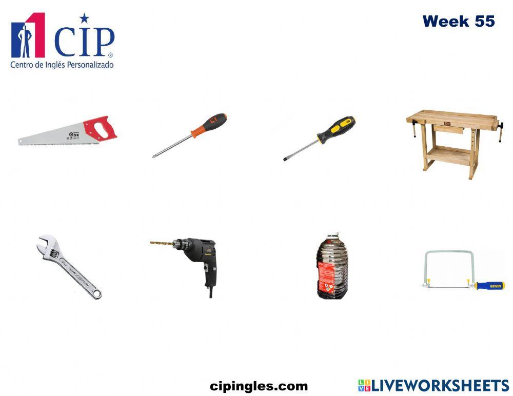 Phrasal  Verbs and Idiomatic Expressions and Household Tools Week 55