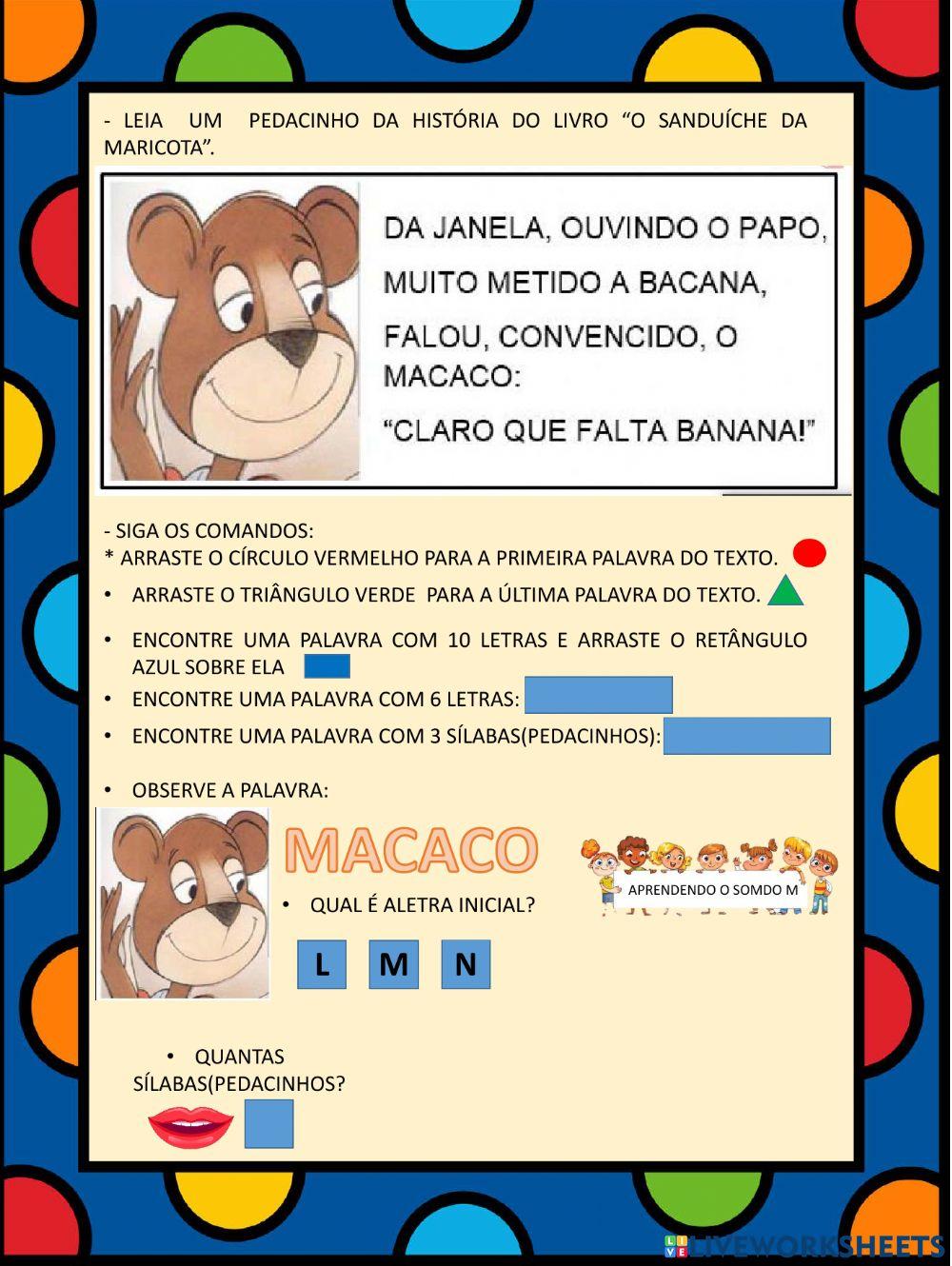 O sanduíche da maricota