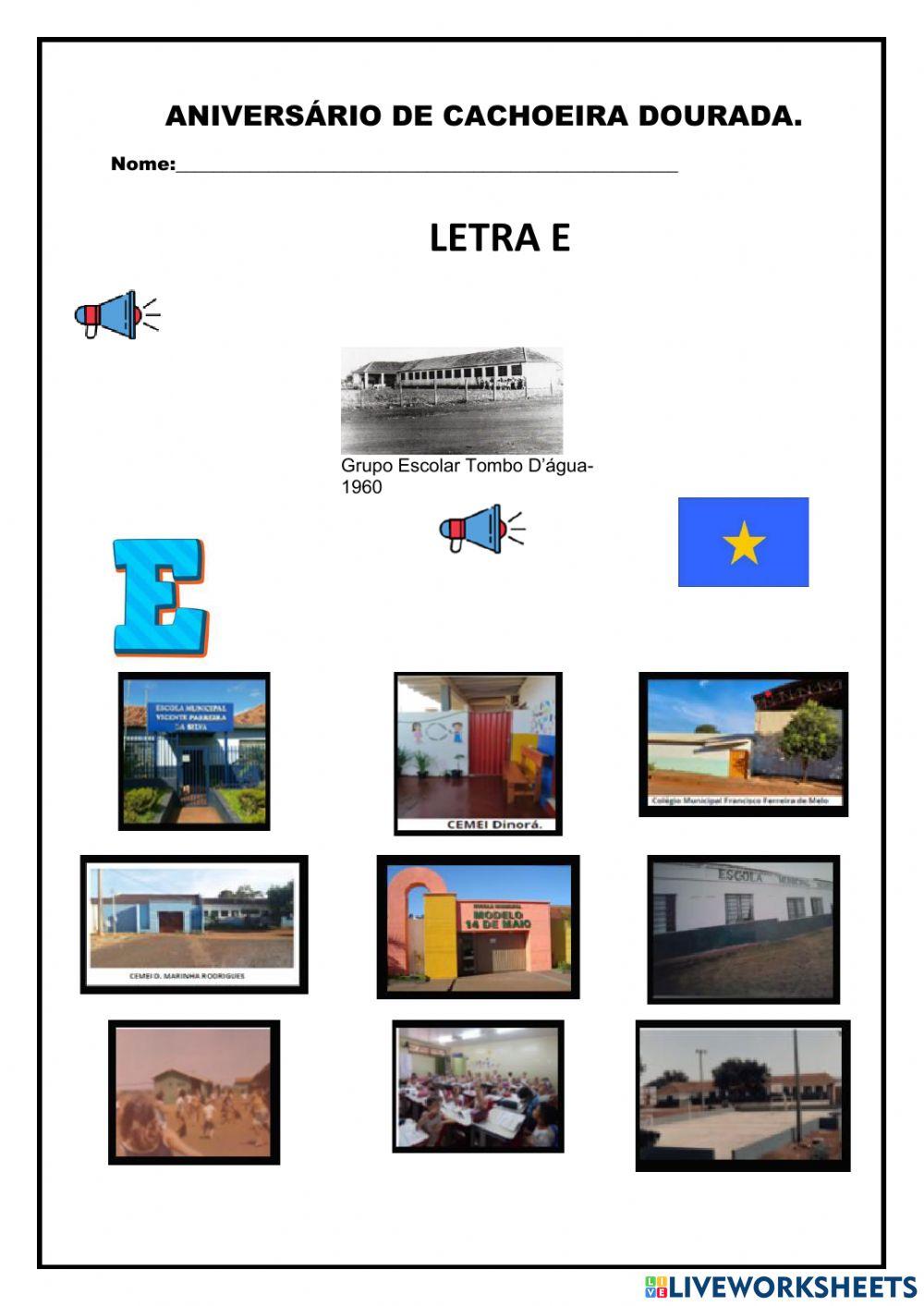 Escolas de Cachoeira Dourada Dourada - Go