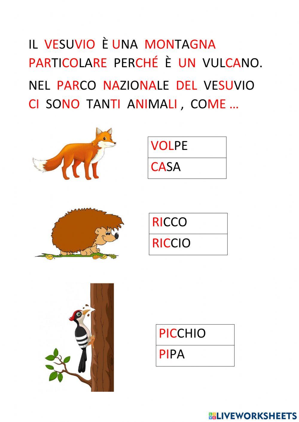 Il parco nazionale del Vesuvio e alcuni suoi abitanti