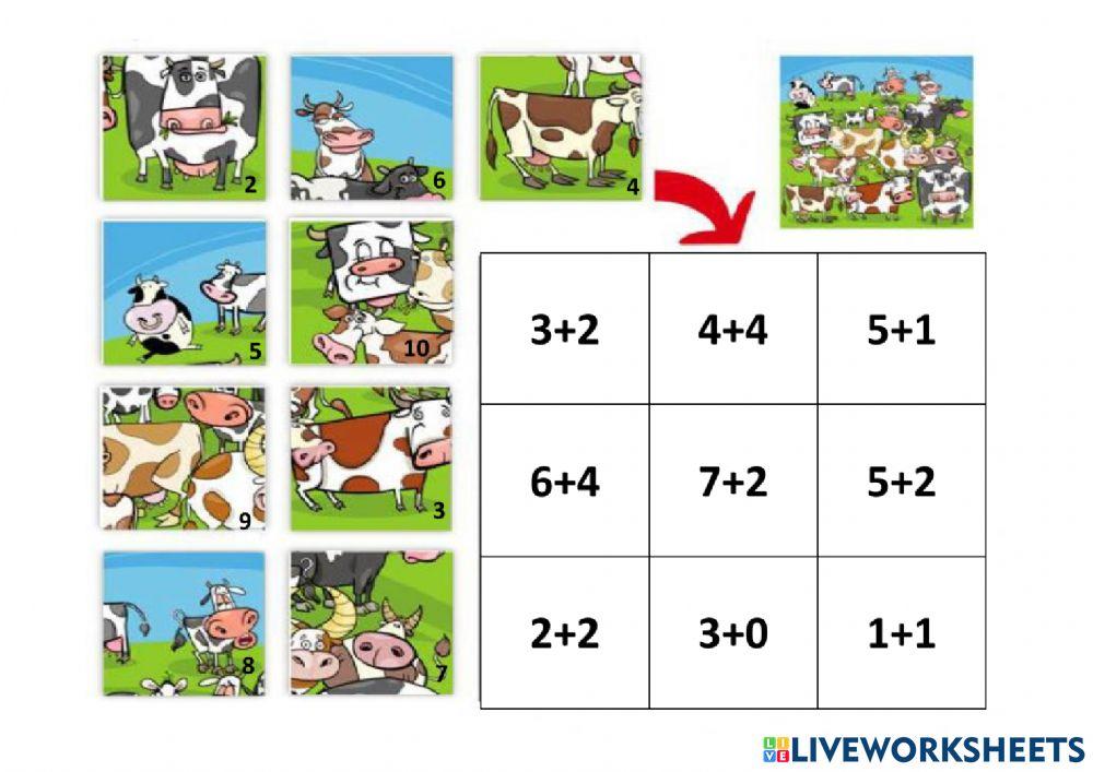 Jogo interativo – Puzzle tabuada do 4 ⋆ EduKinclusiva