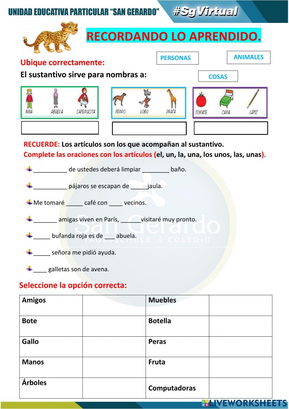 Recordando lo aprendido