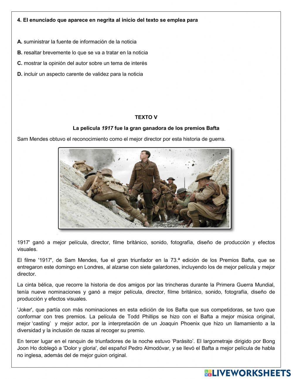 Comprensión lectora