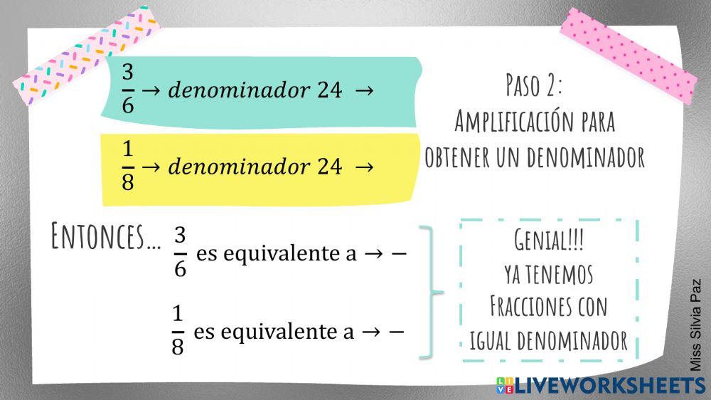 Repaso mcm y amplificación Repaso mcm y amplificación