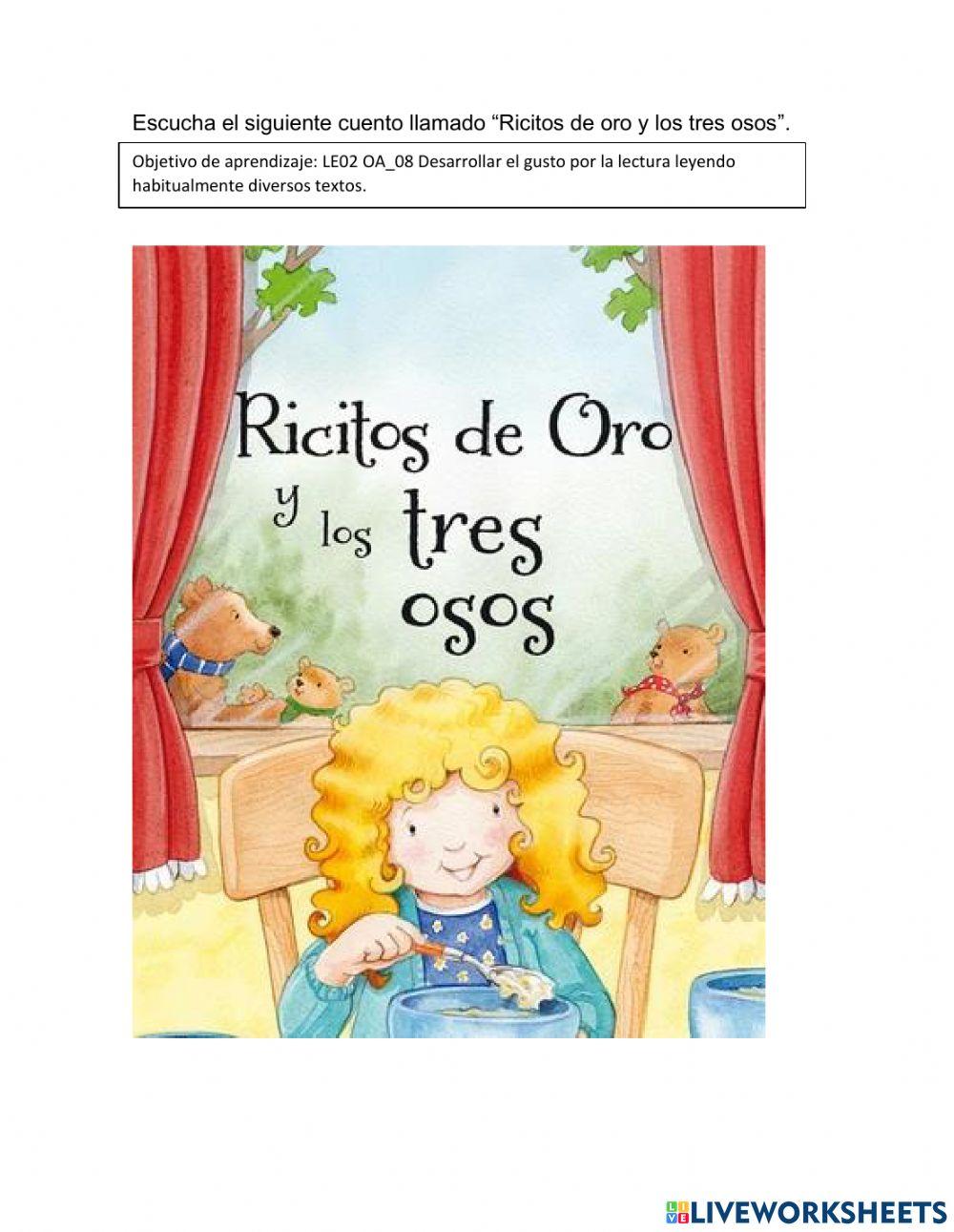 Ricitos de oro Free Interactive Worksheets 973143