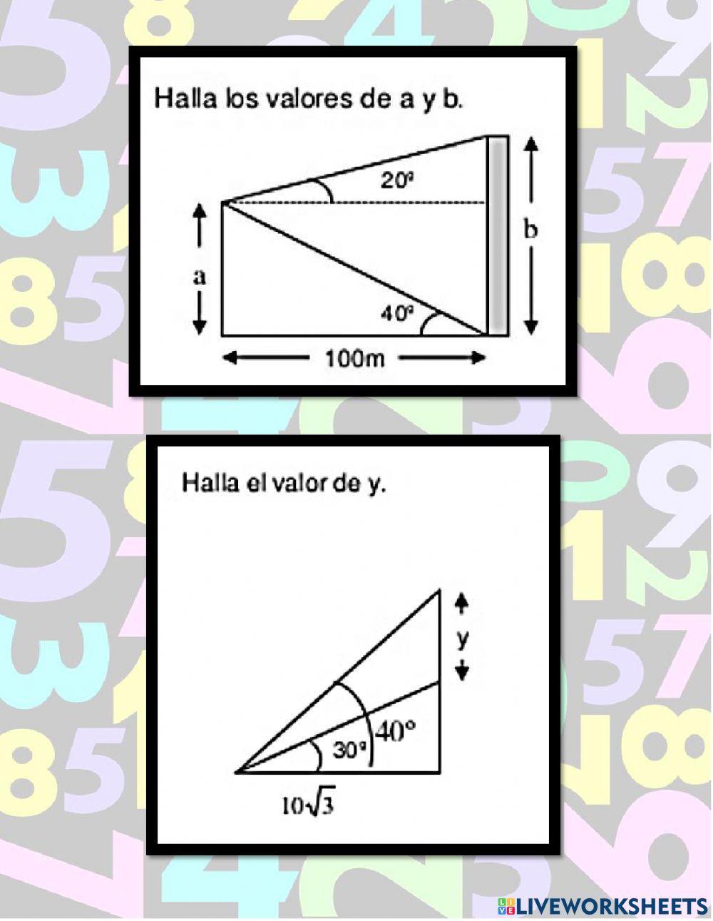 Ejercicio de trigonometría