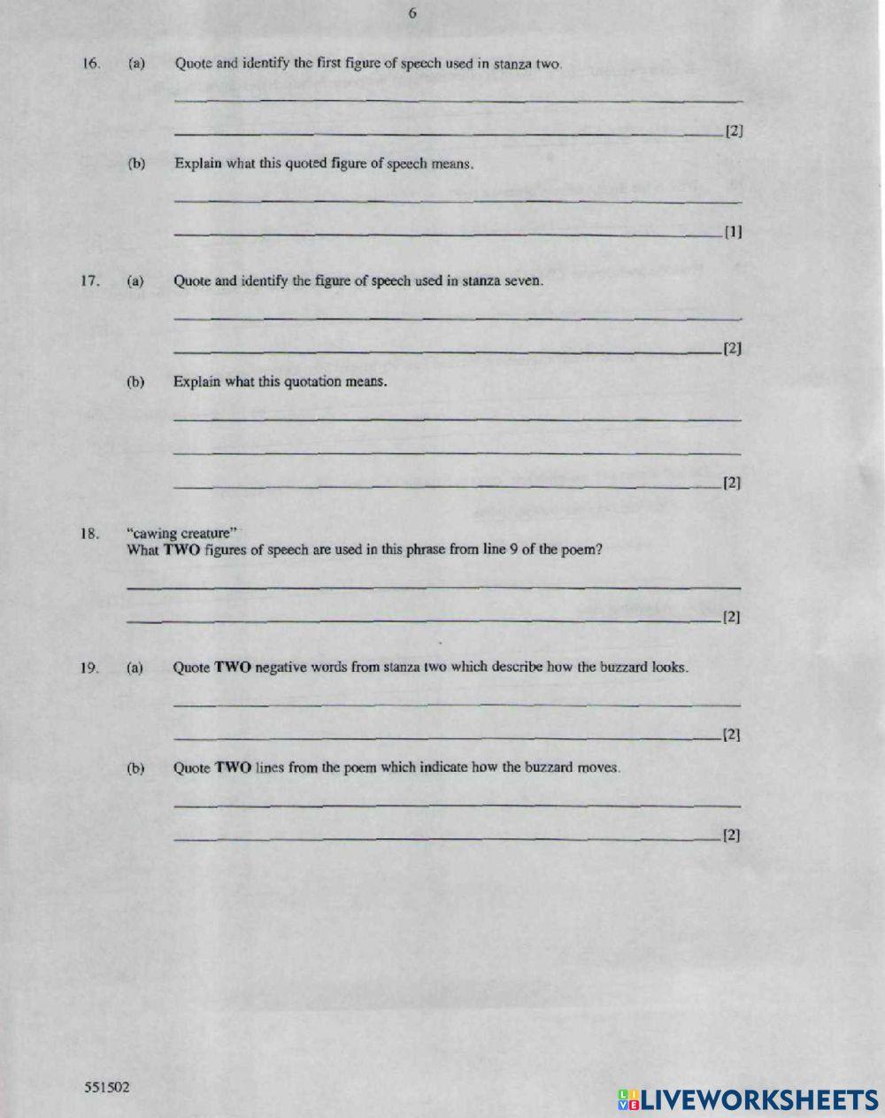 Reading Comprehension