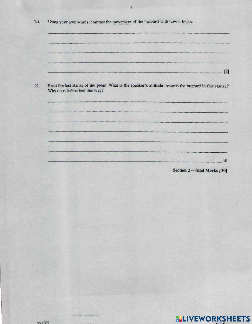 Reading Comprehension