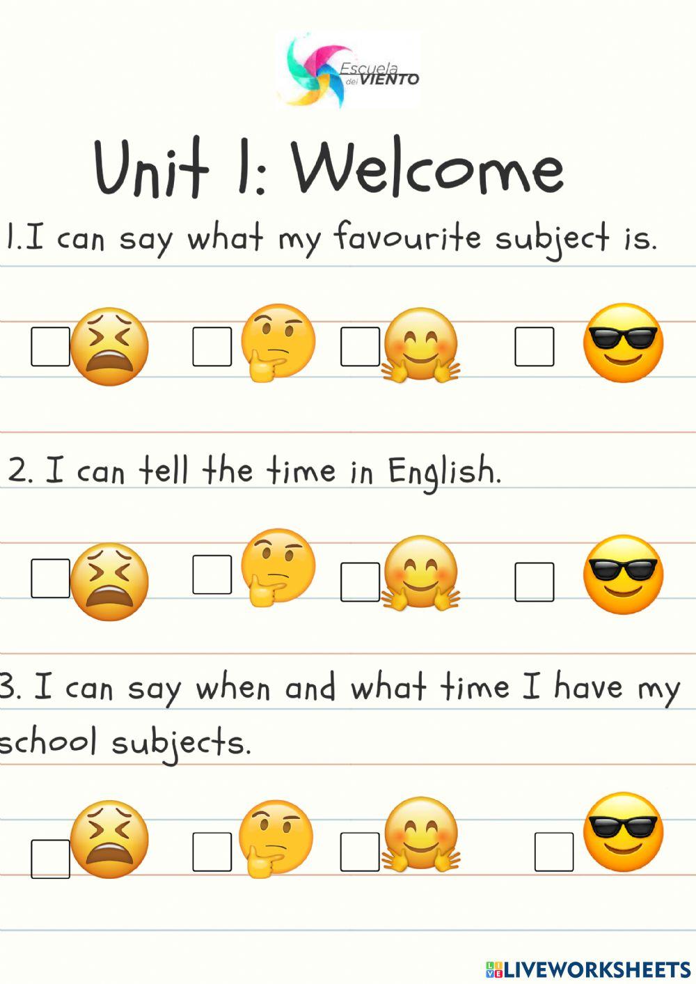 Gale and wind- exit ticket unit 1