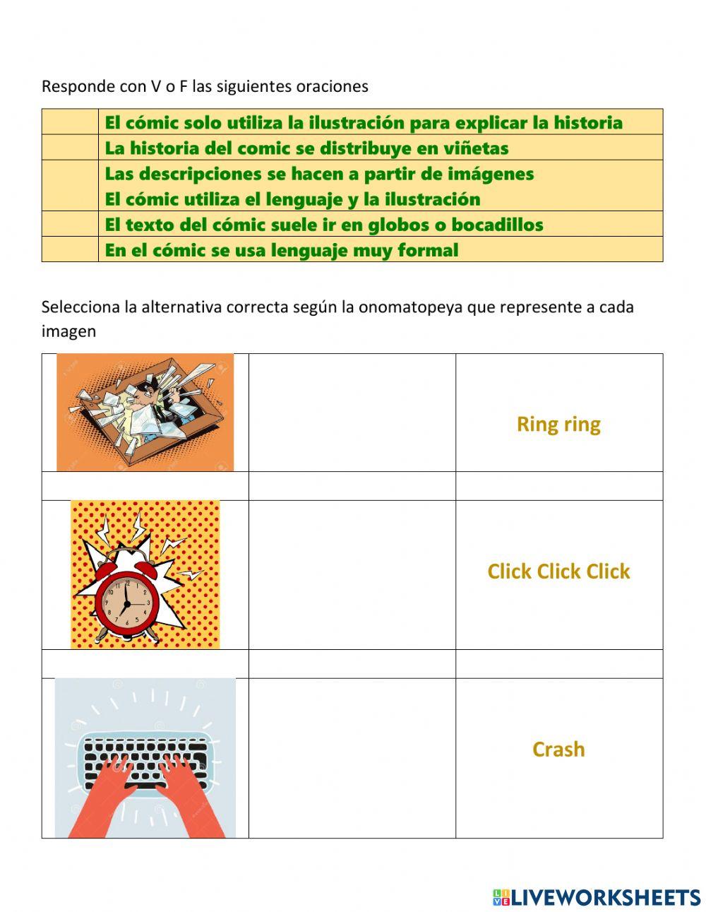 El cómic y sus características