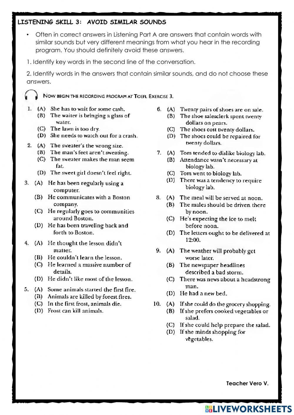 Toefl itp listening skill 3