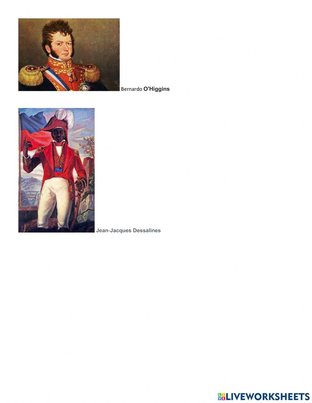 Virreinatos, Capitanías y Libertadores