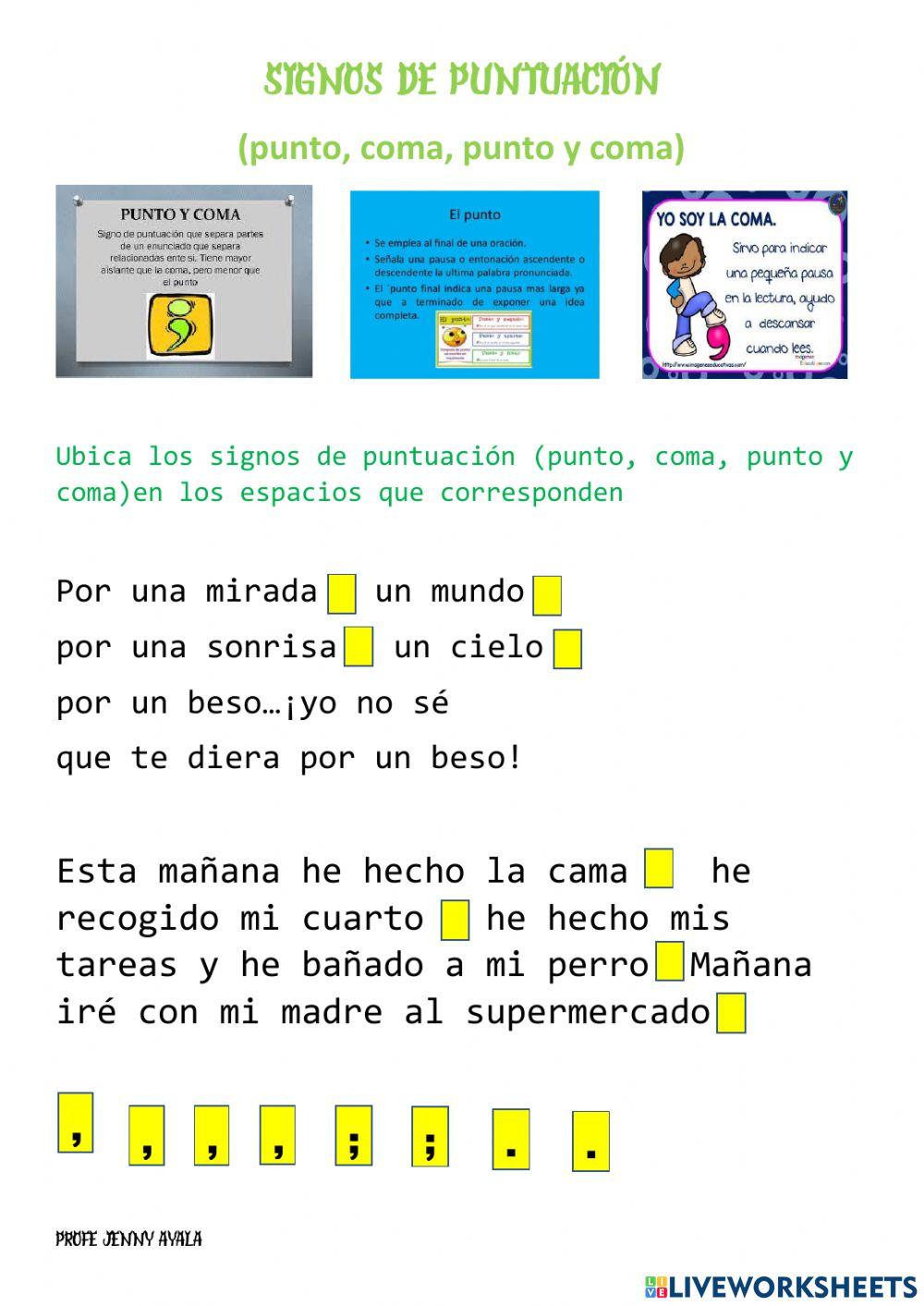 Signos de puntuación