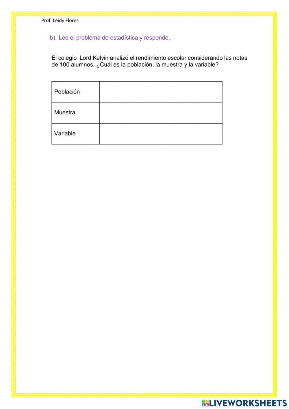 Introducción a la estadística