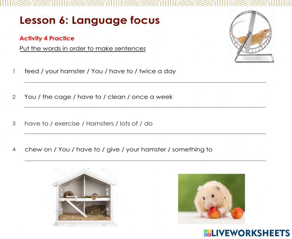 Access 6 - T3 - U8 - L6 - Act 4