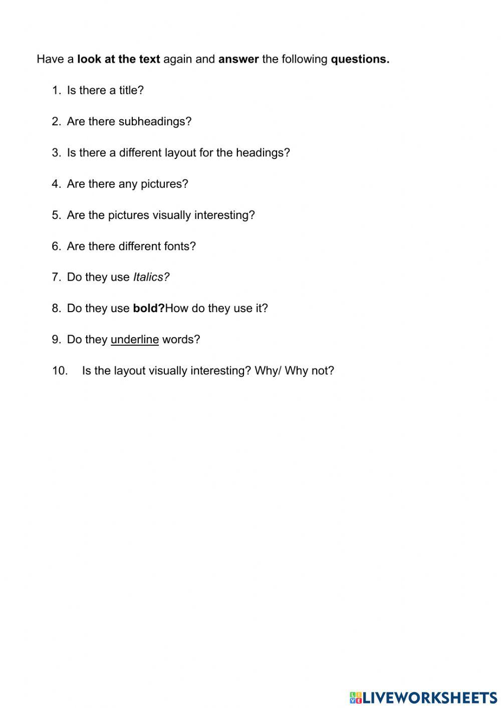 Clickbait article structure